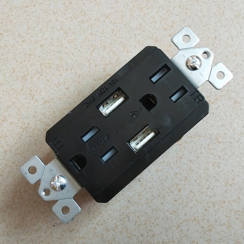 American Standard Usb Charging Socket, Dual Switch Socket, Tablet Phone, Smart Charging Socket