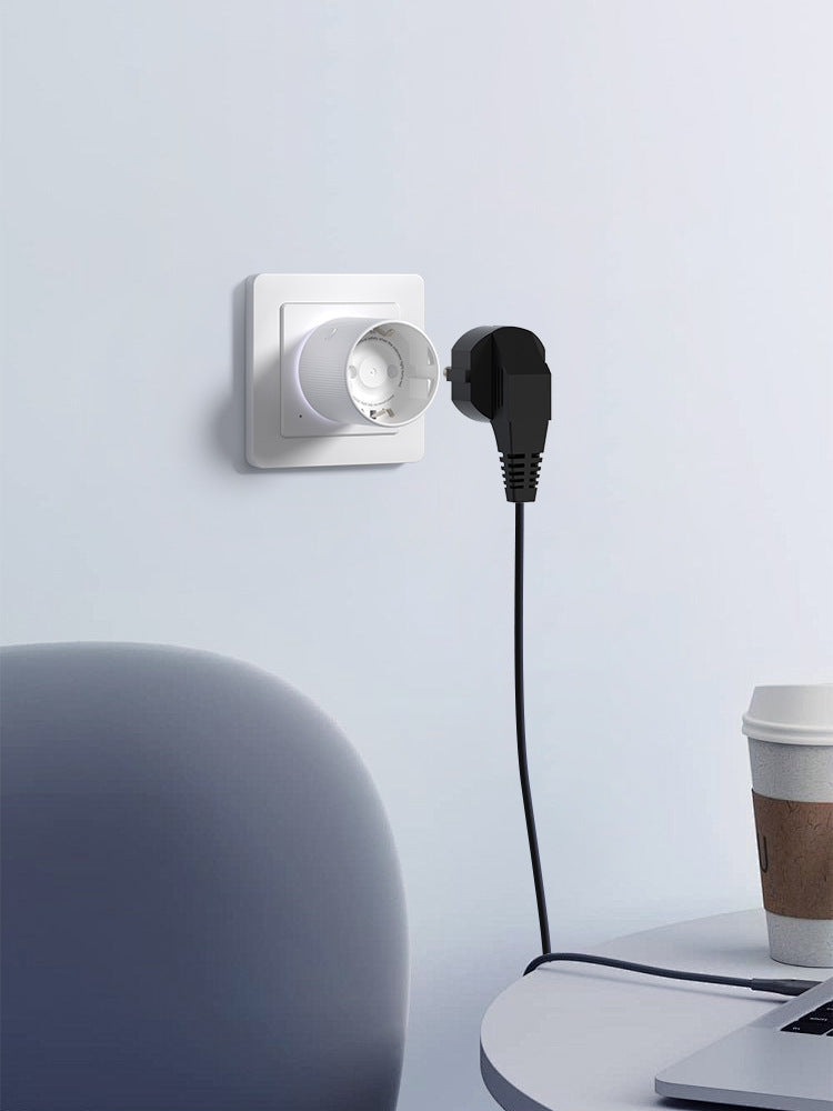 Smart Socket Graffiti wifi European Standard Socket with Metering and Timer Voice Alexa Control wifi Smart Socket